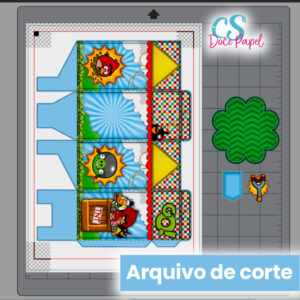 arquivo de corte kit festa completo angry birds