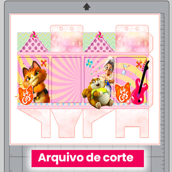 Kit Digital 44 Gatos Scrapbook Arquivo Png